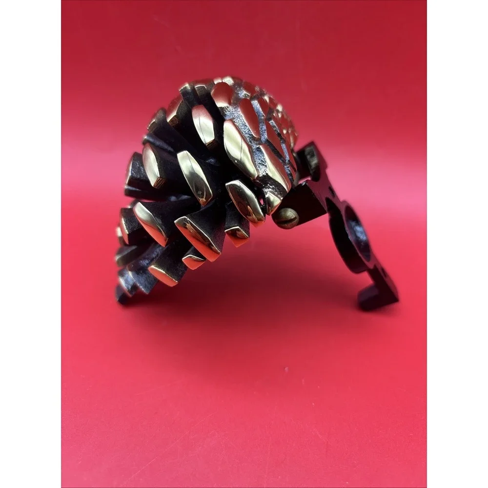 Michael Healy Pinecone Door Knocker, Brass 4